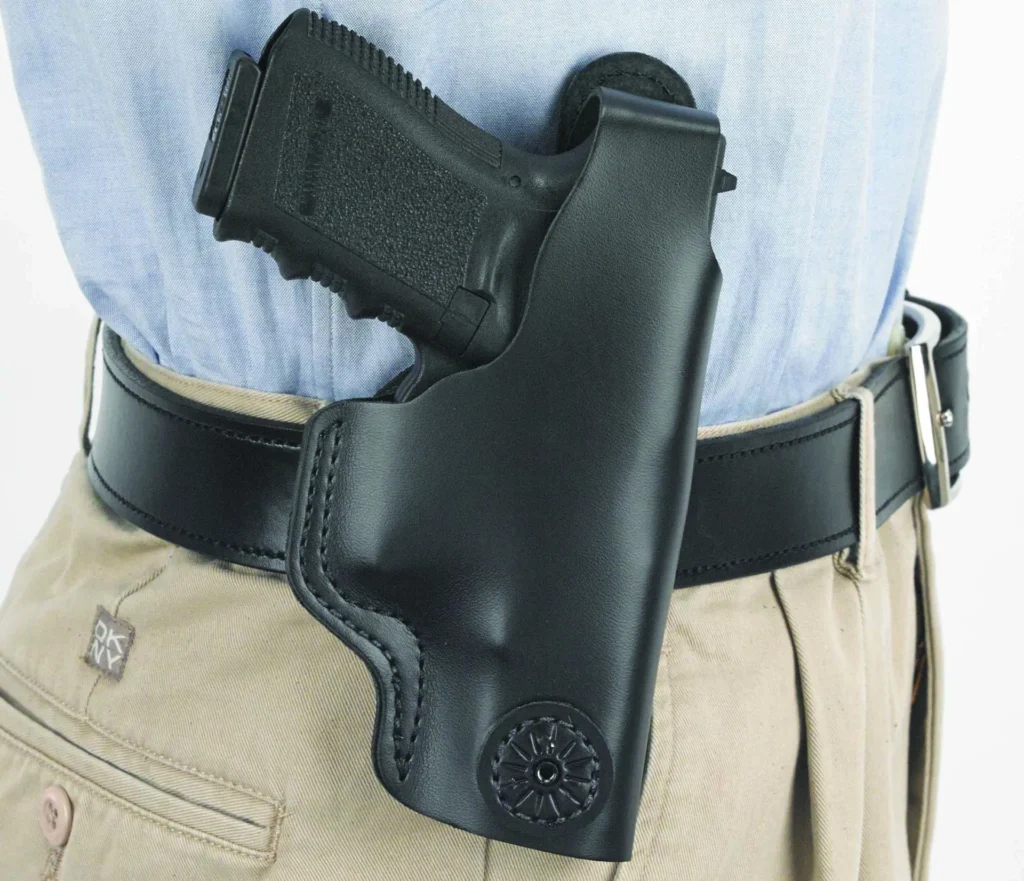 DESANTIS DUAL CARRY II HOLSTER - IWB/OWB RH LTHR XDS 9/45 BLK - Image 3